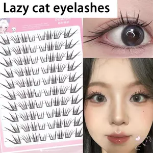 Mắt Mèo Nhìn Tự Nhiên Lông Mi Giả Mô Phỏng Ghép Phân Đoạn Lông Mi Giả Cho Hẹn Hò Cưới Sử Dụng Hàng Ngày