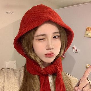 Mũ và Khăn Quàng Cổ Little Red Riding Hood - Mũ Dệt Kim Tích Hợp