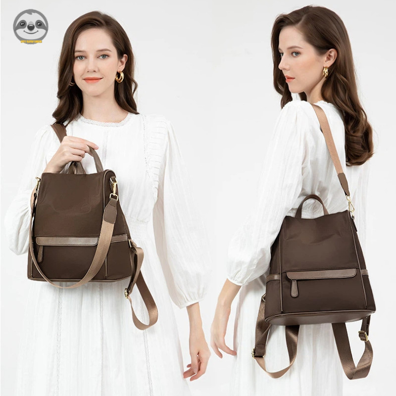 Phong cách Nhật Bản Muji Style / Túi đi học bằng vải Oxford cao cấp / Ba lô thời trang chống trộm dung tích lớn / Ba lô đeo vai bằng vải Oxford đi lại / Ba lô thời trang đơn giản phù hợp