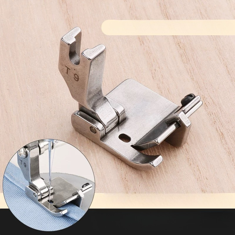 Chân Vịt T9 Đa Năng May Mí, Chạy Chun, Bánh Xe Chống Nhăn – Phụ Kiện Máy May 1 Kim Công Nghiệp