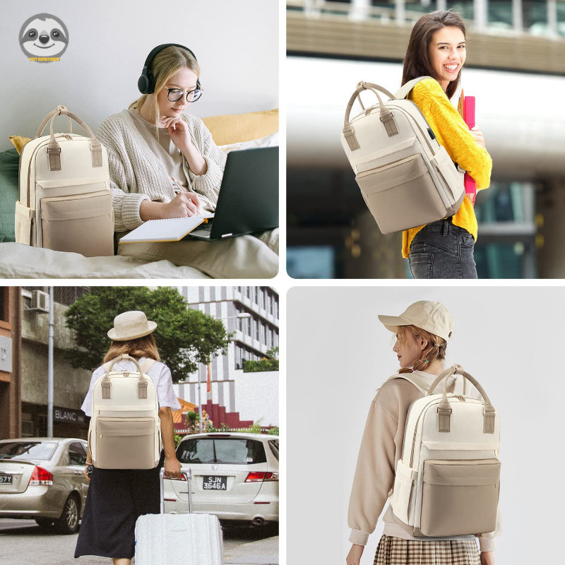 Phong cách Nhật Bản Muji Style / Ba lô dung tích lớn / Ba lô máy tính xách tay thời trang / Ba lô du lịch chống nước / Túi đi học dành cho học sinh