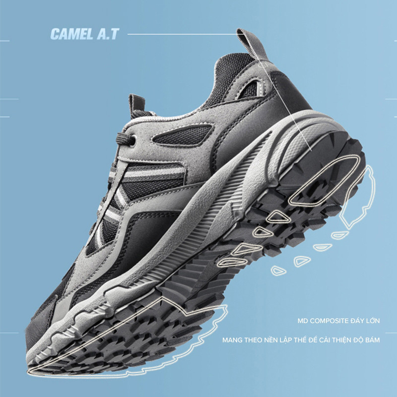 Giày thể thao nam chống nước CAMEL CROWN Giày đi bộ chống trượt chống mài mòn