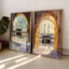 Al-Aqsa Nhà Thờ Hồi Giáo Kaaba Hồi Giáo Canvas Poster Màu Nước Tranh Hồi Giáo Hiện Đại Trang Trí Tường Nhà Không Khung bigsize