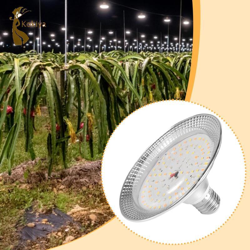 Đèn trồng cây E27 18W cho nhà kính 13x8,5cm cho phụ kiện trái cây và rau quả lắp đặt chống nước với 440mol / M2 / S