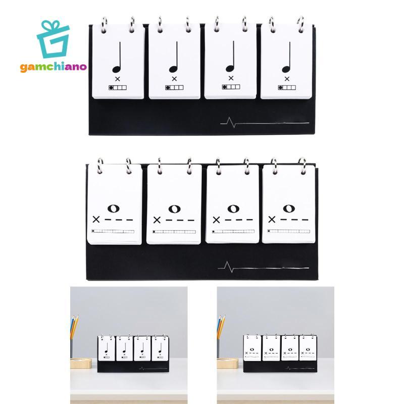 Gamchiano Thẻ nhịp điệu trang có thể xoay cho các tờ nhạc trong học đàn Guitar và Piano