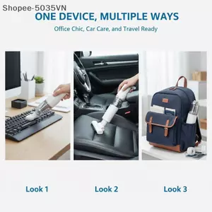 {AKIN} Máy hút bụi cầm tay có thể sạc lại Máy hút bụi Mini không dây hút mạnh cho đồ bọc gia đình và sàn ô tô {a}