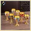 Cốc hợp kim dập nổi B & N Retro Men Phong cách Châu Âu Cốc rượu Mini dành cho quán cà phê Trang trí máy tính để bàn.