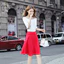 55cm Cao Cấp Lông Tơ Xếp Ly Nửa Đầu Gối Váy Nữ Bên Trong Lót Quần Short Thời Trang Vũ Công Quần Áo Mặc Hàng Ngày Váy Cho Nữ
