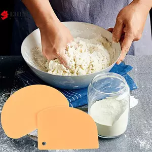 Cam Mềm Mại Nhựa Bột Kem Cạp Bánh Thìa Bánh Ngọt Cắt Bơ Bánh Nướng Bánh Bánh Ngọt Dụng Cụ Làm Bánh Mì VN
