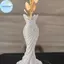 Pufangbliss 3D In Hình Váy Tối Giản Bình Hoa Mờ Thanh Lịch Hoa Tàu Cho Phòng Khách Bên Bàn Trang Trí Nhà VN