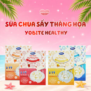 Sữa Chua Sấy Thăng Hoa YoBite Healthy 30Gr, Bổ Sung Lợi Khuẩn,Tiêu Hóa, Ăn Dặm