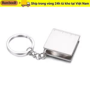 Dụng cụ đo móc khóa bằng thép không gỉ BAMBOOB