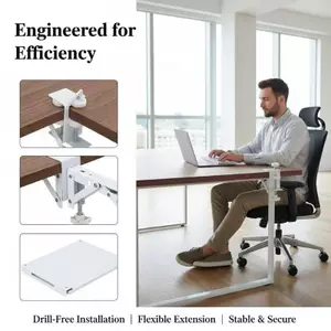 B & N Desktop Braet Thiết kế có thể gập lại Bộ mở rộng bề mặt tiết kiệm không gian khoan hạng nặng cho bàn làm việc văn phòng.