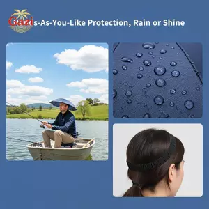 Mũ chống tia cực tím cầm tay chống nước di động cho gia đình Cắm trại đi bộ đường dài Câu cá hoạt động trên bãi biển [VN]