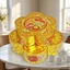 THEGIRL8B Đế Hộp Chùa, Hộp Trang Trí Gấp Gọn, Tông Cứng Họa Tiết Hoa Mai Nổi Bật, Hộp Thủ Công Dập Nóng, Làm Thủ Công