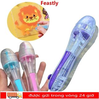 FEASTLY Perler Hama Hạt Bút, Thủ Công Máy Làm Báo Chí Hạt Vị Trí Bút, Đầu 2.6mm Tự Động DIY Hạt Dự Án Thủ Công Dụng Grip Hạt Định Vị Bút Trẻ Em Sáng Tạo