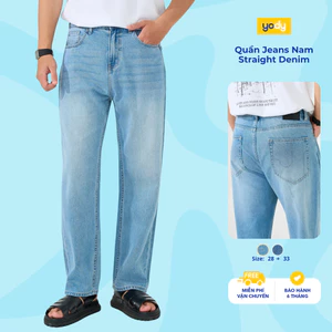 Quần Jeans Nam YODY Straight Denim – Urban Indigo TRA MCJE26A004