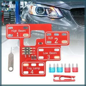 Char 6 8 Chùm Mô-đun Duy trì chùm tia thấp DRL Đèn sương mù Mô-đun sửa đổi xe đa năng Lắp đặt dễ dàng