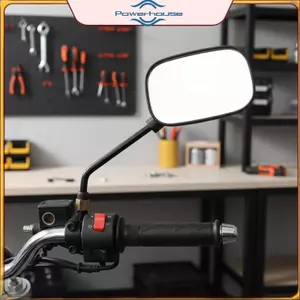 Gương Electrombile Ba có thể điều chỉnh điện để nâng cao tầm nhìn phía sau trên xe máy.
