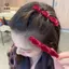 Floed Bangs Kẹp Tóc Mũ Giả Vuốt Tóc Barrettes Vintage Kẹp Tóc Hairgrip Bện Thời Trang Kẹp Tóc Phụ Kiện Tóc Mũ [Mina]