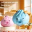 QEARY Bubble Bun Fidget Toy, Glitter Soft Rebound Bóp Bubble Bun Toy, Mô phỏng vui nhộn Giải nén chậm Hình hoạt hình Đồ chơi Squishy mềm cho trẻ em