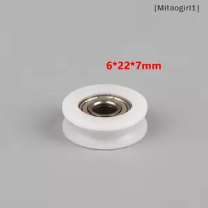 Ròng rọc chịu lực 626 6 * 22 * 7MM Chất liệu phun Nylon rãnh hình chữ U [Vn]