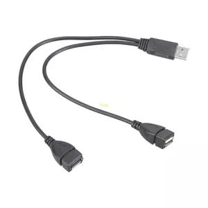 Btsg Nam USB Sang Đôi USB Nữ Y Bộ Chia Cáp Dây 480Mbps Tốc Độ Dữ Liệu