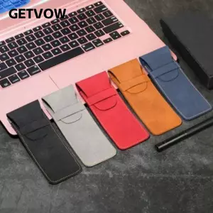 Túi đựng bút bỏ túi GETVOW, Bút da lật bảo vệ, Túi đựng bút Mini Mini cầm tay dung tích lớn dành cho nữ Du lịch công sở