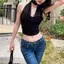 Mùa hè Royal Sister Classy Gạc Khâu dây Áo Vest ngắn Hot Girl Slim-fit Slimmer Look Lady Gentle All @ -