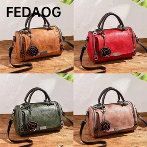 Túi Đeo Vai FEDAOG, Mặt Dây Chuyền Hoa Nhỏ Da PU Thiết Kế Túi Xách, Thiết Kế Sang Trọng Túi Xách Da Màu Trơn Nữ Sử Dụng