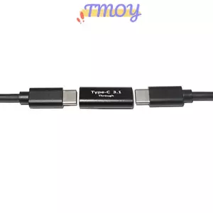 TMOY USB C Bộ chuyển đổi nữ sang nữ Bộ nối USB C 3.1 để kết nối cáp hai loại C cho điện thoại Máy tính bảng và đầu nối mở rộng TMOY