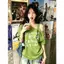 Mùa hè Dopamine sang trọng Navy Blue Ribbon Slanted Vai ngắn tay sáng Niche Cao cấp Slim-fit Slimer Look Hẹn hò