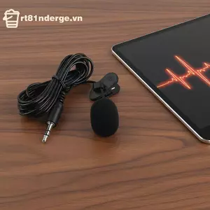 GE 1.5m Mini Di Động Micro Condenser Kẹp Ve Áo Mic Có Dây USB 3.5mm Loại C Micro Cho Laptop PC Camera VN