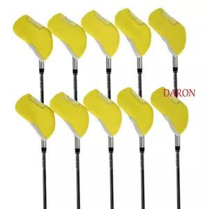 DARON Golf Iron Headcover Sắt Cực Bao Da Bảo Vệ Golf Putter Phụ Kiện Câu Lạc Bộ Golf Bao Thể Thao Ngoài Trời Huấn Luyện Thiết Bị Bảo Vệ