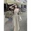 Váy ống xếp ly phong cách Hepburn dành cho nữ Mùa hè Phong cách mới Váy chữ a sang trọng thời trang Váy eo hẹp thon gọn hơn giữa