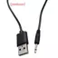 Dây sạc cáp sạc USB sang AUDIO DC 2.5mm cho máy mát xa đũa phép có thể sạc lại (24AWG)
