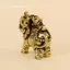 GE Brass Ingot Và Gold Bri Luy Elephant Figurine - Trung Quốc Tốt Lành Và Giàu Có Mang Nhà Phòng Khách Thủ Công VN