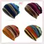 JRP Mới Thời Trang Nữ Mũ Mềm Mùa Xuân Thu Ấm Beanies Người Lớn Thể Thao Ngoài Trời Mũ Sọc Hip Hop Bonnet JRP