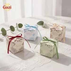 Hộp Quà Vuông Ngọt Ngào 20 Chiếc Hộp Đựng Kẹo Mini Cho Đám Cưới Ủng Hộ Tiệc Sinh Nhật Giáng Sinh Khách Trở Lại Quà Tặng [VN]