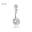 Một thế giới| Phụ Nữ Cubic Zirconia Bụng Nút Nhẫn Cơ Thể Xuyên Rốn Trang Sức Phụ Kiện