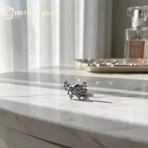 GE Bướm Pha Lê Tai Nghe Kẹp 1 Chiếc Có Thể Tháo Rời Bling Tai Nghe Trang Trí Trang Sức Đa Năng Phù Hợp Với Phụ Kiện Cho Hầu Hết Tai Nghe In-Ear VN