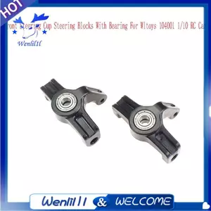 2 Khối lái vô lăng phía trước có vòng bi cho 104001 1 / 10 RC Xe Lái Phía Trước Nắp Bánh Răng