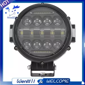 Đèn LED làm việc tròn, Đèn LED kết hợp điểm lũ 60W Đèn LED chạy ban ngày Đèn lái xe địa hình cho xe tải SUV