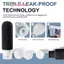 90ml / bộ Chai mỹ phẩm du lịch bằng silicon Hộp bóp rỗng Chai có thể đổ lại chống rò rỉ cho dầu gội Lotion