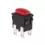 Bigapple Đỏ 4Pins 16A Tự Mất Nút Nhấn Roer Công Tắc Có Đèn PS21-16 RDG