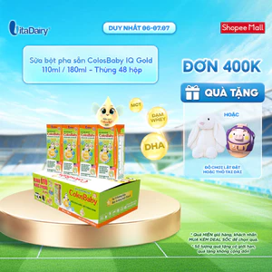 Sữa uống dinh dưỡng ColosBaby IQ Gold 110ml/180ml – Bổ sung DHA, hỗ trợ phát triển trí não