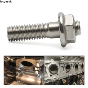 LACYESUK Xả Manifold Bu lông, Bộ đinh tán hạng nặng bằng thép không gỉ, Lắp đặt ổn định Chống ăn mòn Độ bền cao Sửa chữa các bộ phận Chốt sửa đổi ô tô