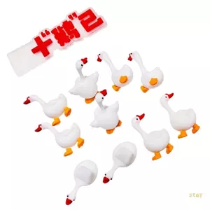 Stay Tiny Geese Hình Trang Trí Bánh Cao Su Thu Nhỏ Geese Trang Trí Sinh Nhật