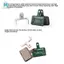 2 Cặp E10.11 Má Phanh Xe Đạp Phanh Đĩa Thủy Lực Cho M335 395 Miếng Lót Xe Đạp Kim Loại Phụ Kiện Đi Xe Đạp