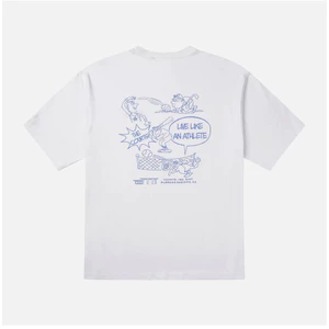 Hàng sẵn có Vintage Series Quần vợt thể thao Mỹ in hình minh họa Áo thun cổ tròn mềm mại Unisex Hot Sale0706